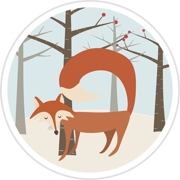Cozy Reading Challenge: Fox badge