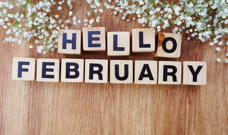 February newsletter card